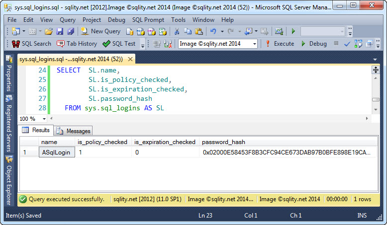 sys.sql_logins – Getting to know your SQL Logins